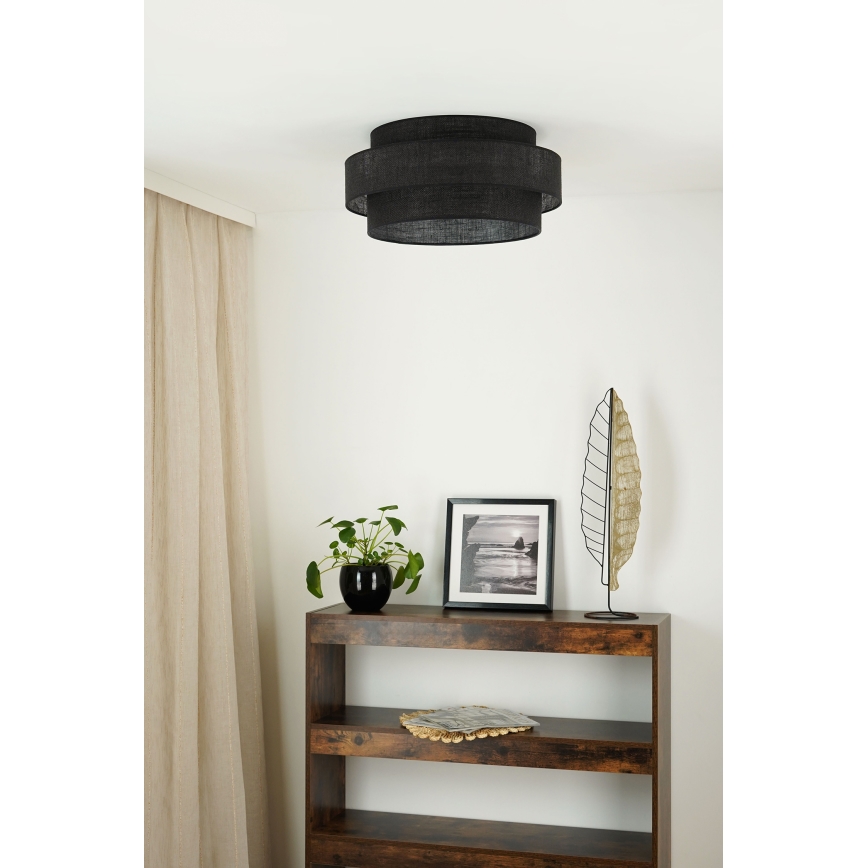 Brilagi - Stropna svetilka SPACE YUTE LED/12W/230V pr. 50 cm 3000K/4000K/6400K črna