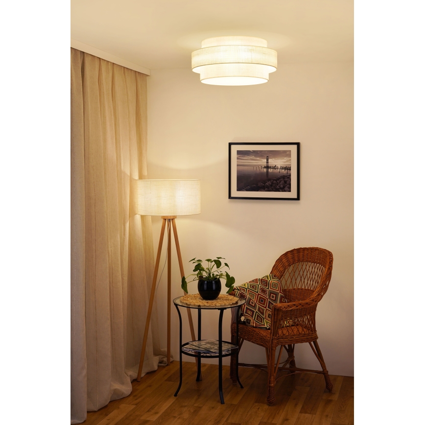 Brilagi - Stropna svetilka SPACE YUTE LED/12W/230V pr. 50 cm 3000K/4000K/6400K krem barva