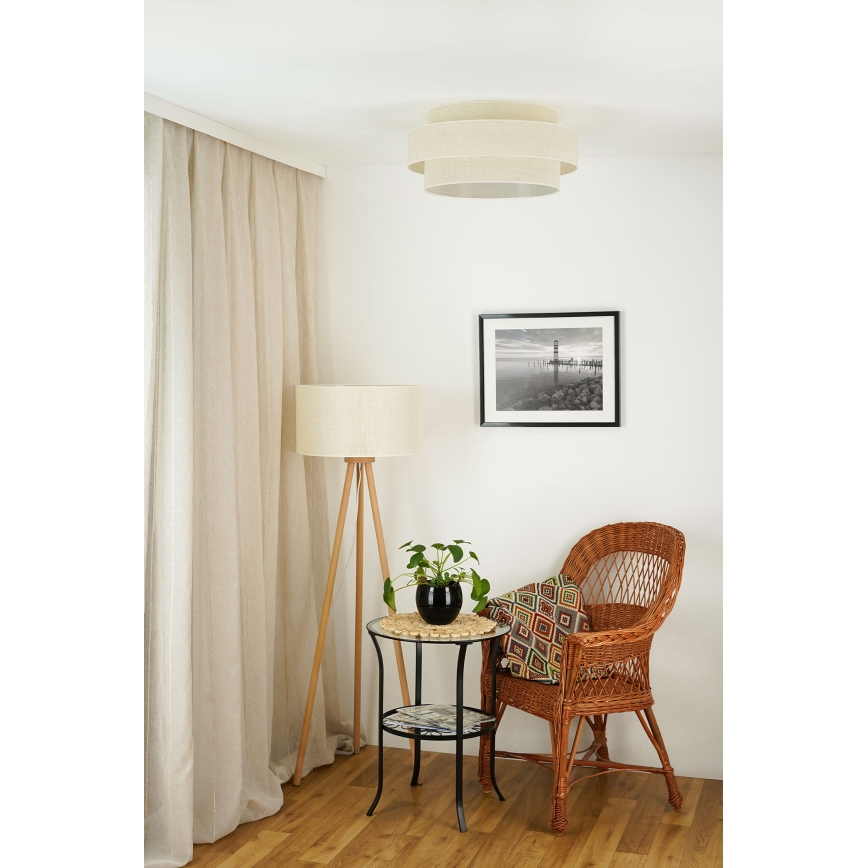 Brilagi - Stropna svetilka SPACE YUTE LED/12W/230V pr. 50 cm 3000K/4000K/6400K krem barva