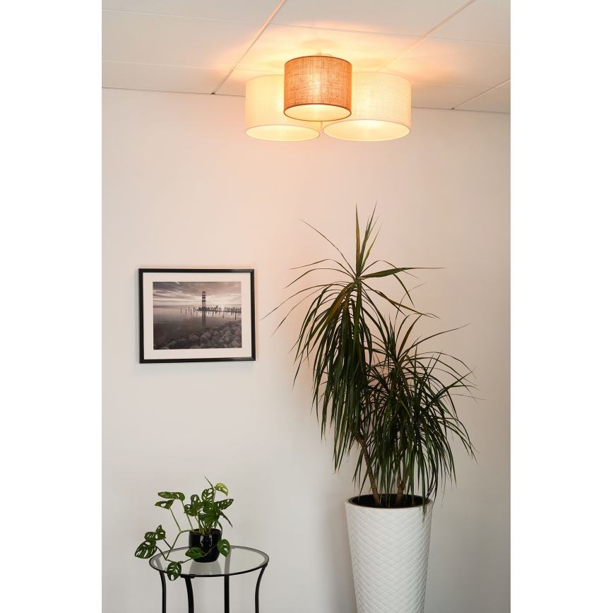 Brilagi - Stropna svetilka SPIDER 3xE27/15W/230V 60x70 cm bežna/kremna