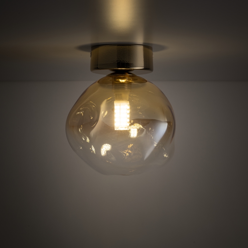 Brilagi - Stropna svetilka VULCANO 1xG9/8W/230V zlata/dimljena bež