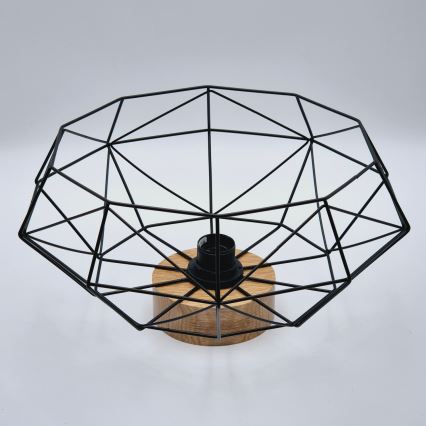 Brilagi - Stropna svetilka WOODY BASKET 1xE27/60W/230V hrast oreh