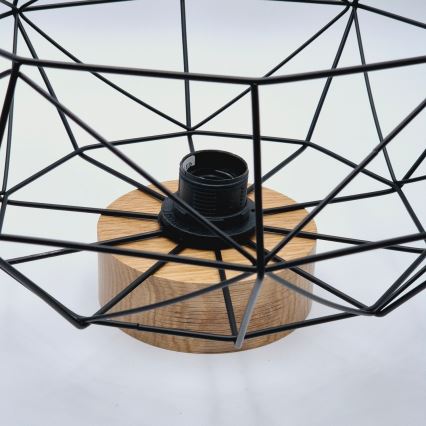 Brilagi - Stropna svetilka WOODY BASKET 1xE27/60W/230V hrast oreh