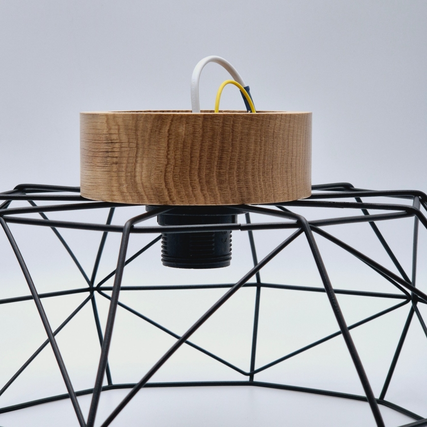 Brilagi - Stropna svetilka WOODY BASKET 1xE27/60W/230V hrast oreh
