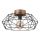 Brilagi - Stropna svetilka WOODY BASKET 1xE27/60W/230V, premer 40 cm, hrast/oreh