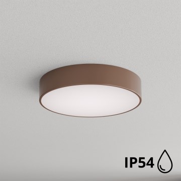 Brilagi - Stropna svetilka za kopalnico CLARE 3xE27/24W/230V premer 40 cm IP54 rjava