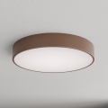 Brilagi - Stropna svetilka za kopalnico CLARE s senzorjem gibanja in mraka 4xE27/24W/230V, premer 50 cm, rjava, IP54
