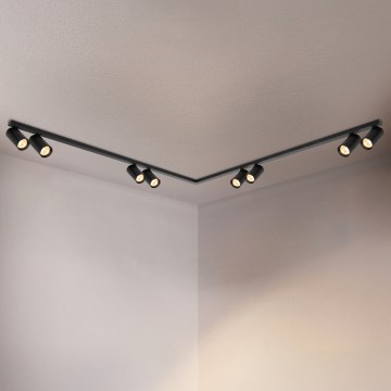 Brilagi - Stropna točkovna svetilka SELE LONG 8xGU10/30W/230V črna