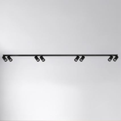 Brilagi - Stropna točkovna svetilka SELE LONG 8xGU10/30W/230V črna