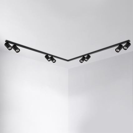 Brilagi - Stropna točkovna svetilka SELE LONG 8xGU10/30W/230V črna