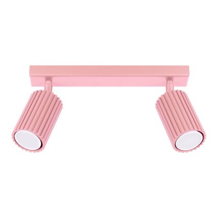 Brilagi - Stropna usmerjena svetilka CRESTO 2xGU10/10W/230V rožnata