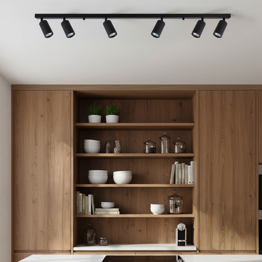 Brilagi - Stropna usmerjena svetilka SELE MODERN 6xGU10/30W/230V črna
