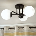 Brilagi - Stropni lestenec MALIVA 3xE14/15W/230V črna/bela