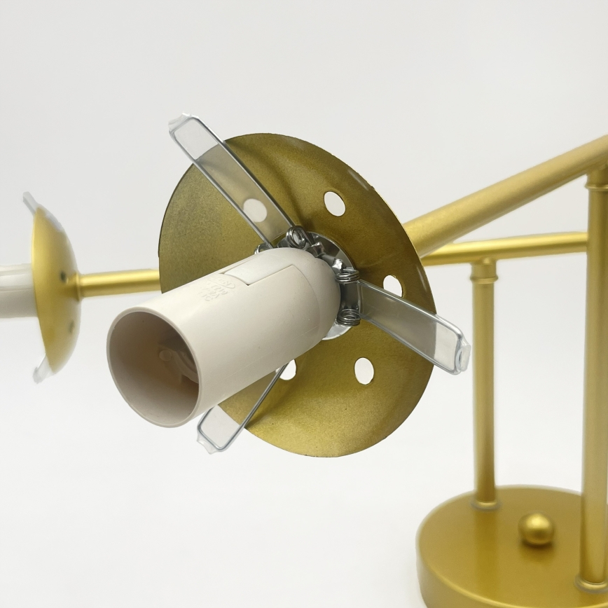 Brilagi - Stropni lestenec MALIVA 4xE14/15W/230V zlata/bela