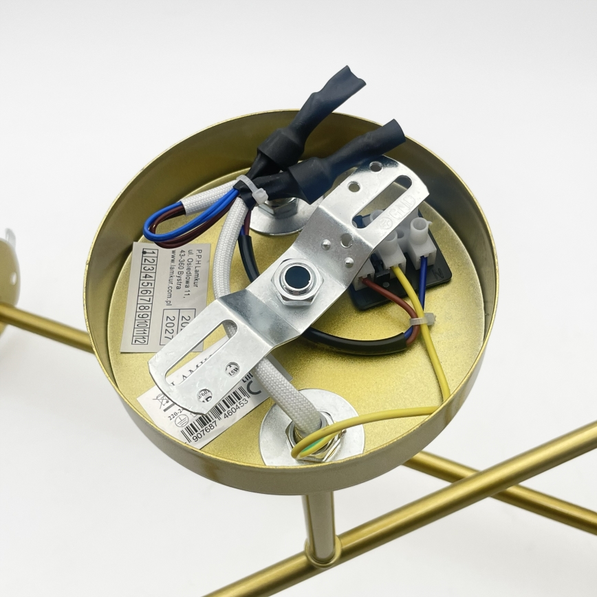 Brilagi - Stropni lestenec MALIVA 4xE14/15W/230V zlata/bela