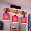 Brilagi - Stropni lestenec NUBILA 3xE27/60W/230V bor/rožnat