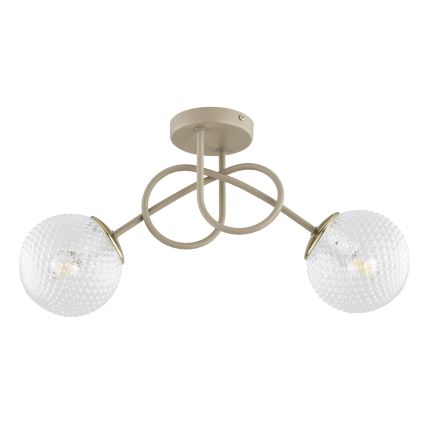 Brilagi - Stropni lestenec STELLA 2xE27/60W/230V bež/zlata