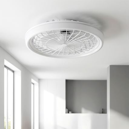 Brilagi - LED zatemnjevalni stropni ventilator LED/40W/230V 3000-6500K premer 48 cm bela + daljinski upravljalnik