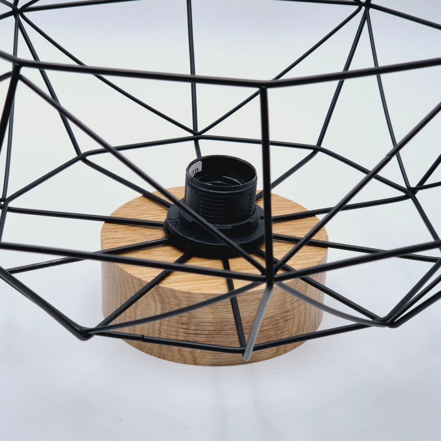 Brilagi - Stropna svetilka WOODY BASKET 1xE27/60W/230V premer 40 cm hrast