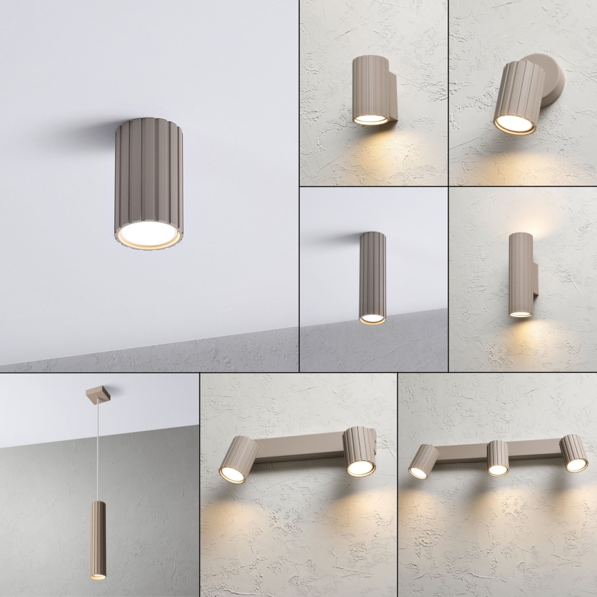 Brilagi - Stropno točkovno svetilo CRISPINA 1xGU10/10W/230V 10 cm bež