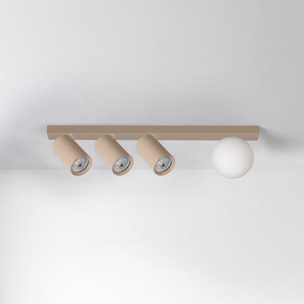 Brilagi - Stropno usmerjeno svetilo SELE BALL 3xGU10/30W/230V + 1xG9/10W bež