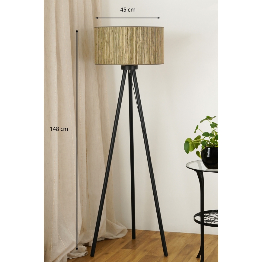 Brilagi - Talna svetilka BOSTON ROLLER 1xE27/15W/230V straw rjava/zlata