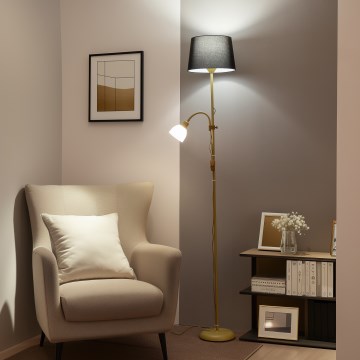 Brilagi - Talna svetilka CERIA 1xE27/100W/230V + 1xE14/25W zlata/črna