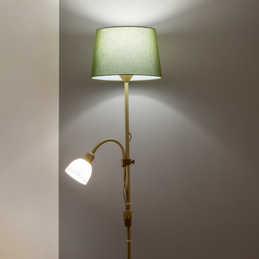 Brilagi - Talna svetilka CERIA 1xE27/100W/230V + 1xE14/25W zlata/zelena