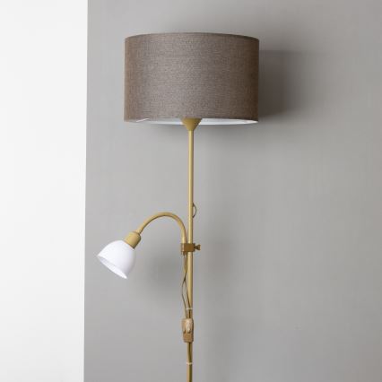 Brilagi - Talna svetilka CERIA 2 v 1 1xE27/100W/230V + 1xE14/25W zlata/rjava