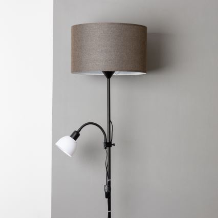 Brilagi - Talna svetilka CERIA 2v1 1xE27/100W/230V + 1xE14/25W črna/rjava