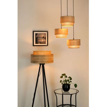 Brilagi - Talna svetilka MONTANA BOHO 1xE27/15W/230V rjava/črna