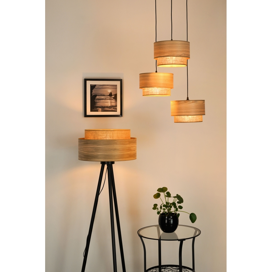Brilagi - Talna svetilka MONTANA BOHO 1xE27/15W/230V rjava/črna