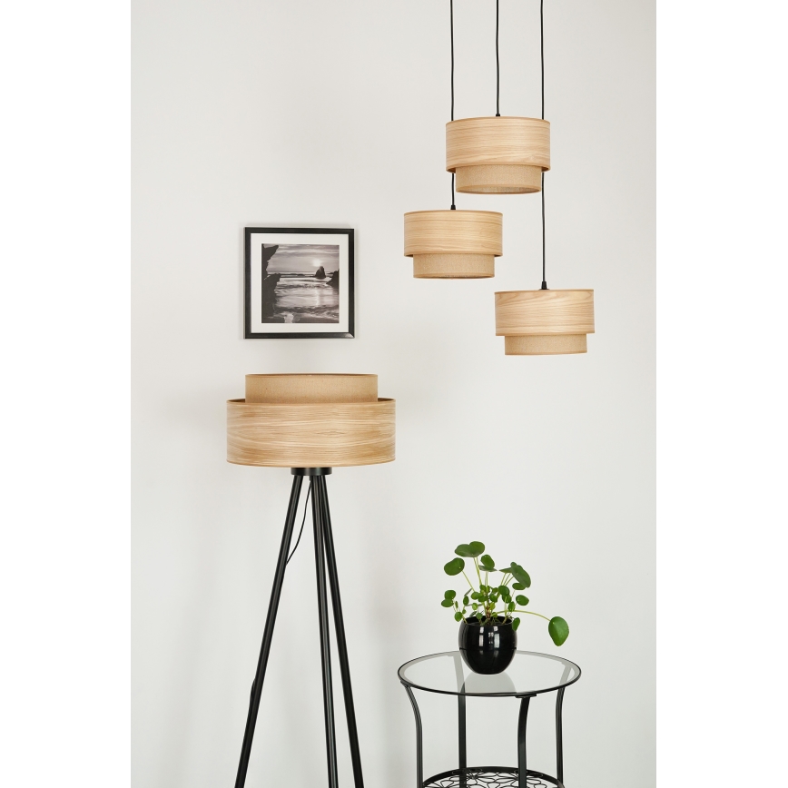 Brilagi - Talna svetilka MONTANA BOHO 1xE27/15W/230V rjava/črna