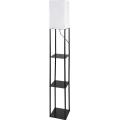 Brilagi - Talna svetilka s policami GRADUS 1xE27/40W/230V črna/bela