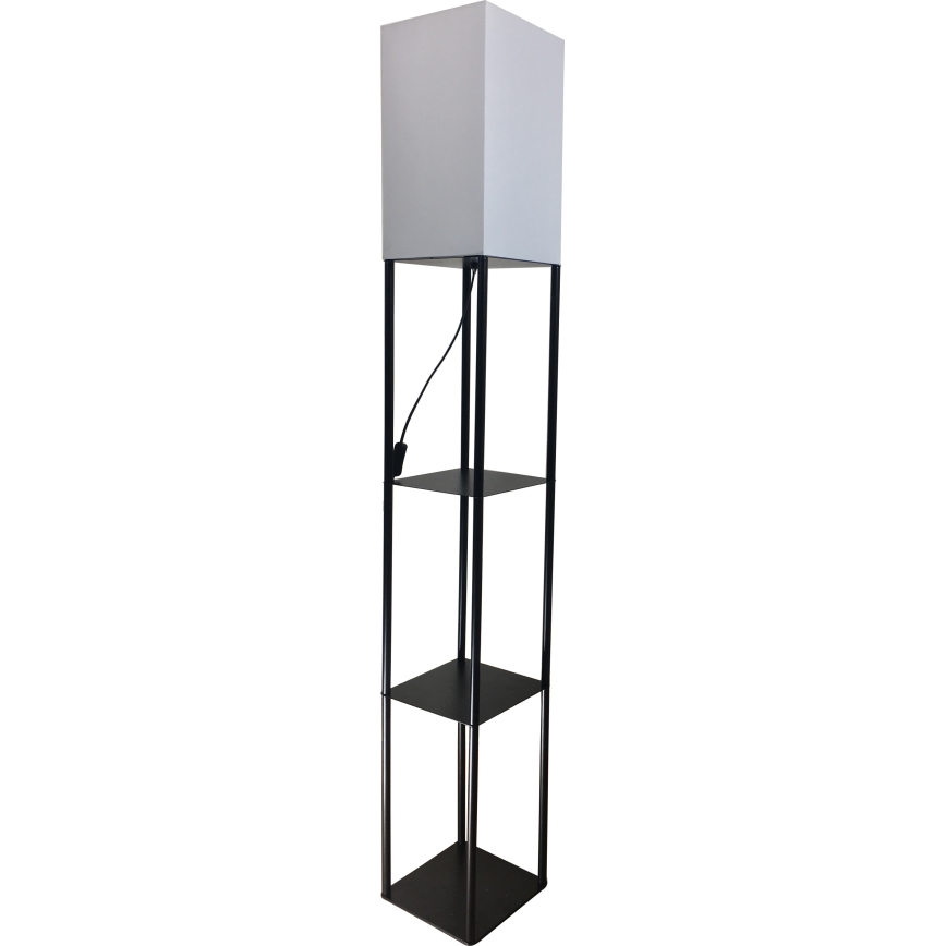 Brilagi - Talna svetilka s policami GRADUS 1xE27/40W/230V črna/bela
