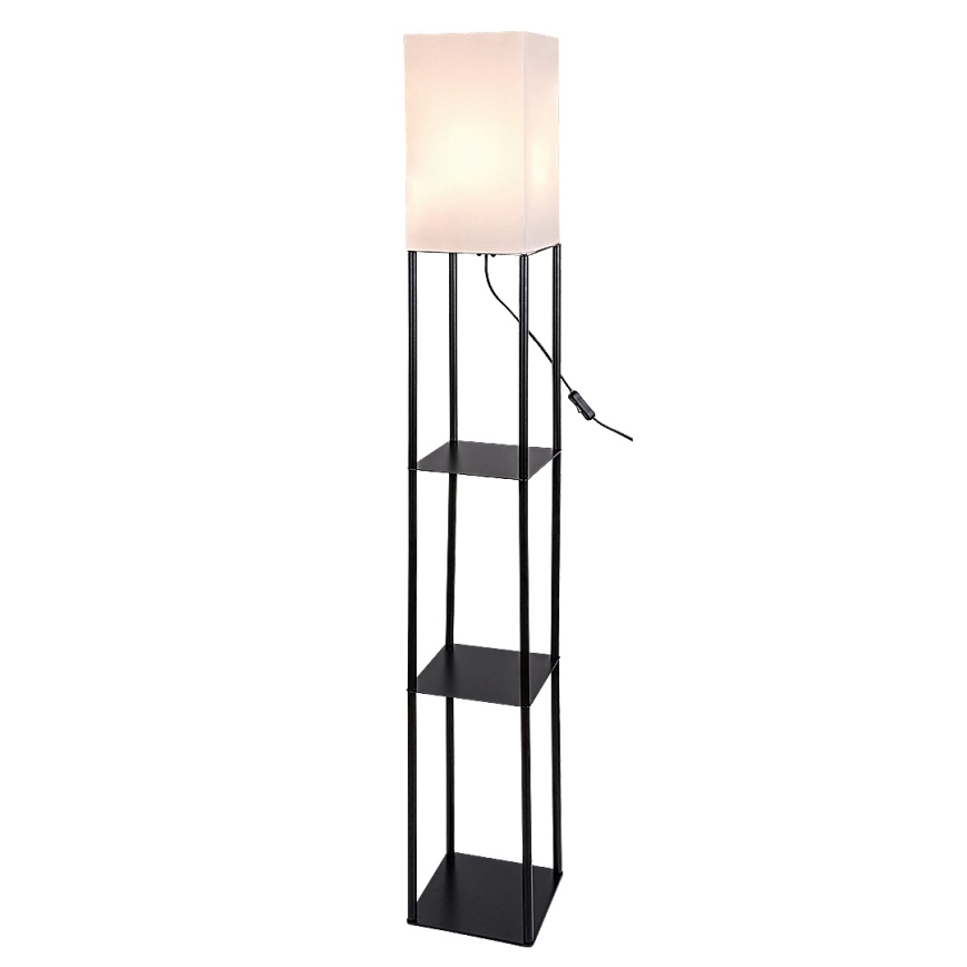 Brilagi - Talna svetilka s policami GRADUS 1xE27/40W/230V črna/bela