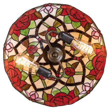 Brilagi - Tiffany viseči lestenec na verigi GARLAN 2xE27/60W/230V