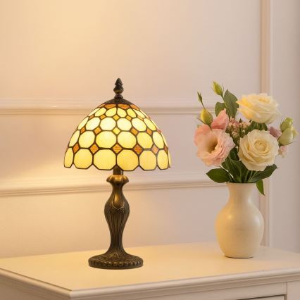 Brilagi - Tiffany vitražna namizna svetilka DORAN 1xE14/40W/230V