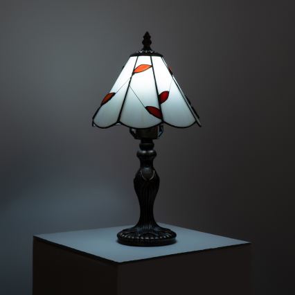 Brilagi - Tiffany vitražna namizna svetilka FOLIA 1xE27/60W/230V