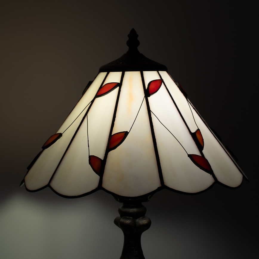 Brilagi - Tiffany vitražna namizna svetilka FOLIA 1xE27/60W/230V