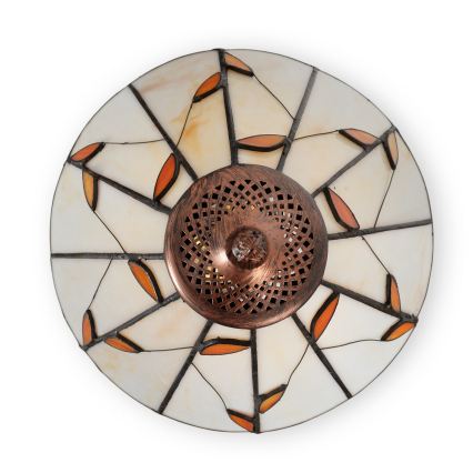 Brilagi - Tiffany vitražna namizna svetilka FOLIA 1xE27/60W/230V
