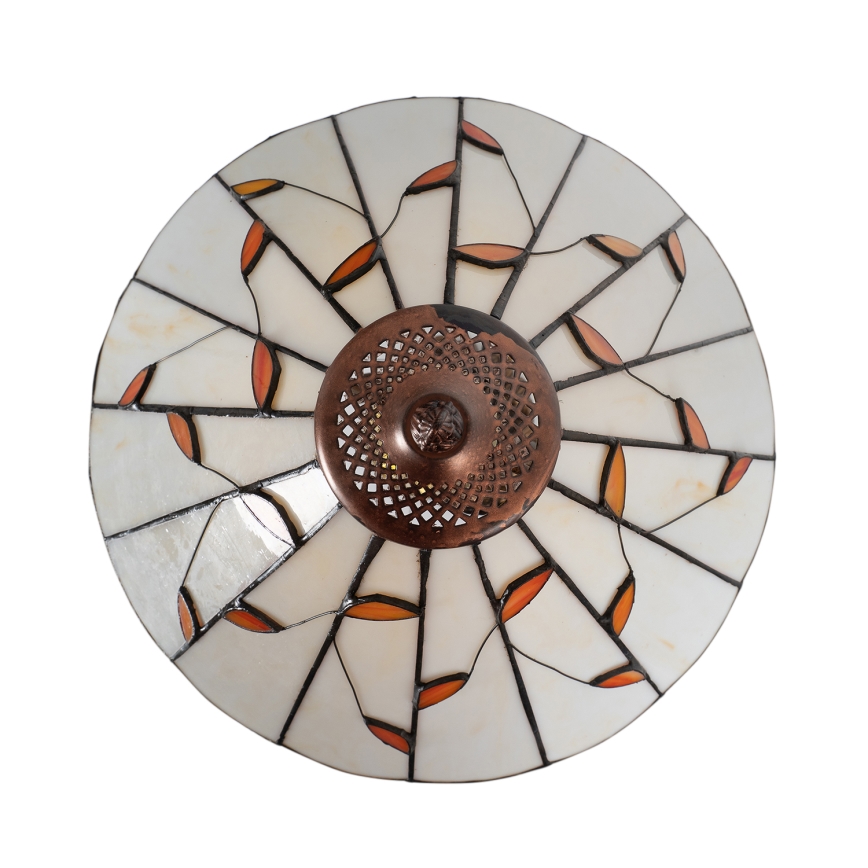 Brilagi - Tiffany vitražna namizna svetilka FOLIA 1xE27/60W/230V