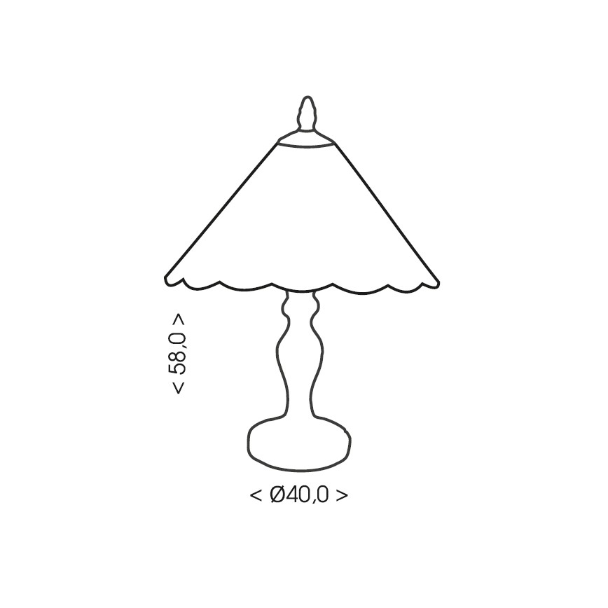 Brilagi - Tiffany vitražna namizna svetilka FOLIA 2xE27/60W/230V
