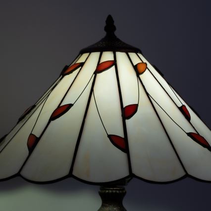 Brilagi - Tiffany vitražna namizna svetilka FOLIA 2xE27/60W/230V