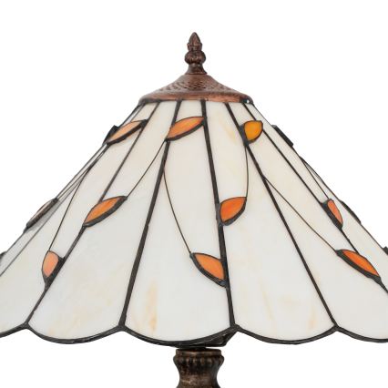 Brilagi - Tiffany vitražna namizna svetilka FOLIA 2xE27/60W/230V