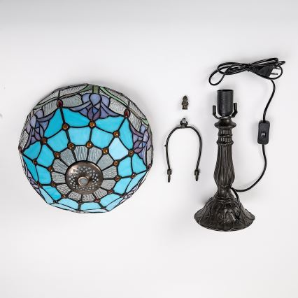 Brilagi - Tiffany vitražna namizna svetilka LORAS 1xE27/40W/230V