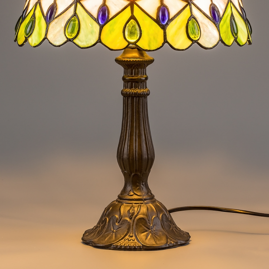 Brilagi - Tiffany vitražna namizna svetilka MARGARET 1xE27/40W/230V