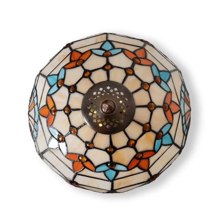 Brilagi - Tiffany vitražna namizna svetilka MIRABELLA 1xE27/60W/230V