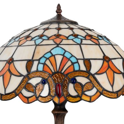 Brilagi - Tiffany vitražna namizna svetilka MIRABELLA 2xE27/60W/230V