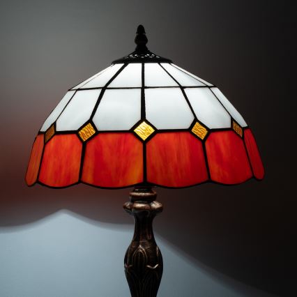 Brilagi - Tiffany vitražna namizna svetilka SIENNA 1xE27/60W/230V